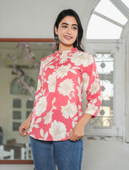 Blossom Breeze Floral Top for Women