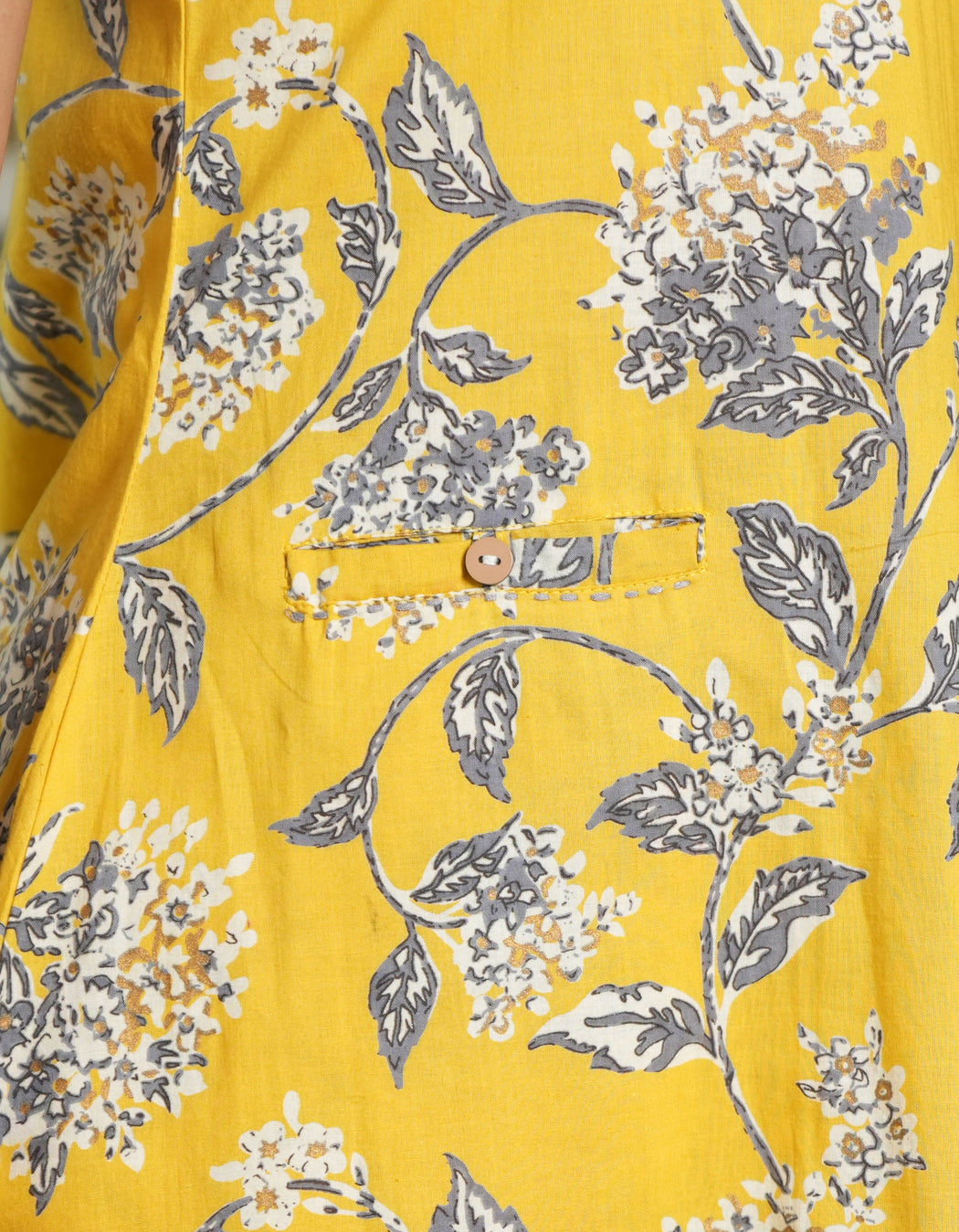 Charming Yellow Floral Printed Suit Set - Vibrant Ethnic Wear