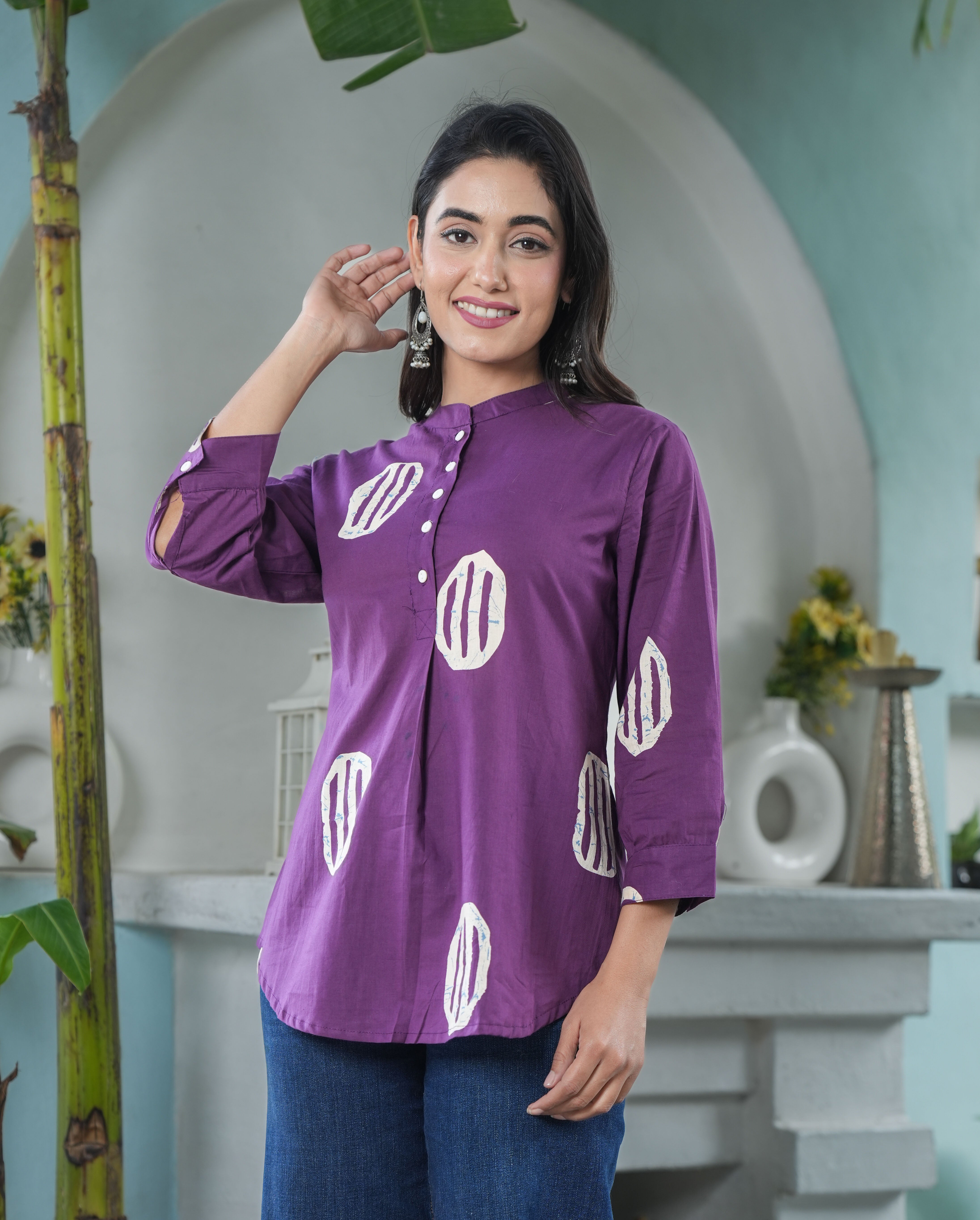 Floral Top Ethnic Wear for Women
